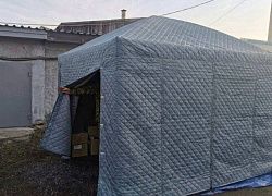 Утеплённая трёхслойная палатка